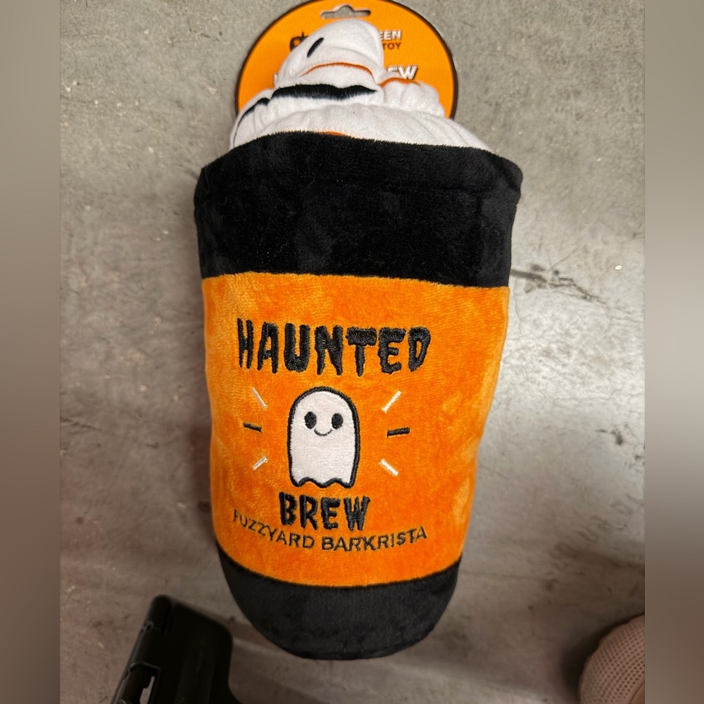 Fuzzyard Halloween Puppucinno haunted brew coffee cup